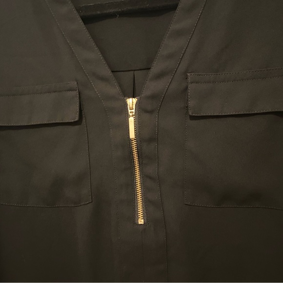 Express chiffon top with brass zipper - Picture 3 of 3